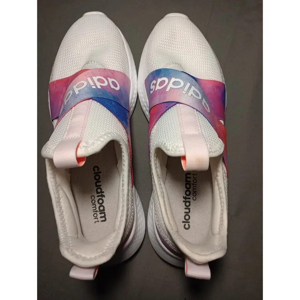 Adidas Cloud foam Slip On Tie Dye Sneakers Women's Size 6 - Picture 5 of 7